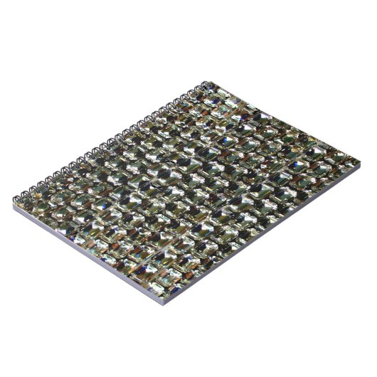 diamanten, elegante  edelstenen notitieboek (Linkerzijde)