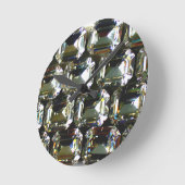 diamanten, elegante  edelstenen ronde klok (Hoek)