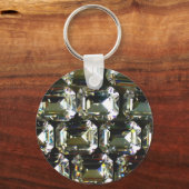 diamanten, elegante  edelstenen sleutelhanger (Voorkant)