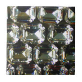 diamanten, elegante  edelstenen tegeltje (Voorkant)
