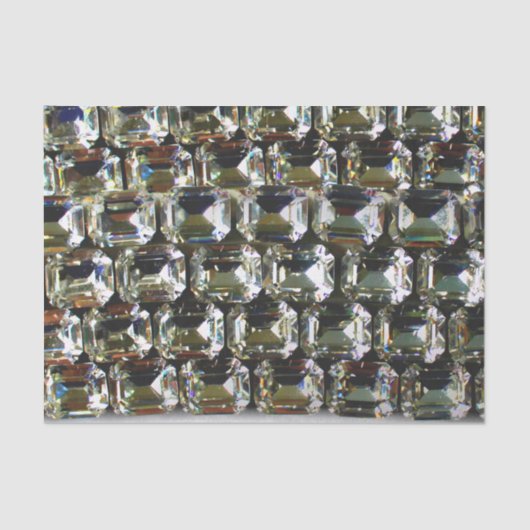 diamanten, elegante  edelstenen tissuepapier (Voorkant)