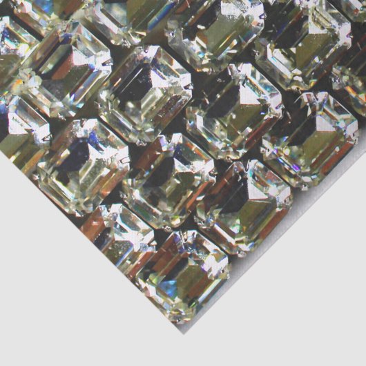 diamanten, elegante  edelstenen tissuepapier (Detail)