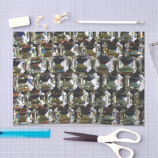 diamanten, elegante  edelstenen tissuepapier (Craft)