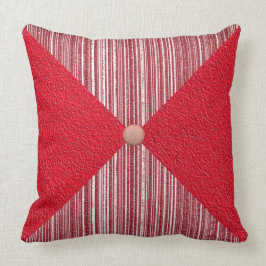 Diamanten en controles in rood Sierkussen