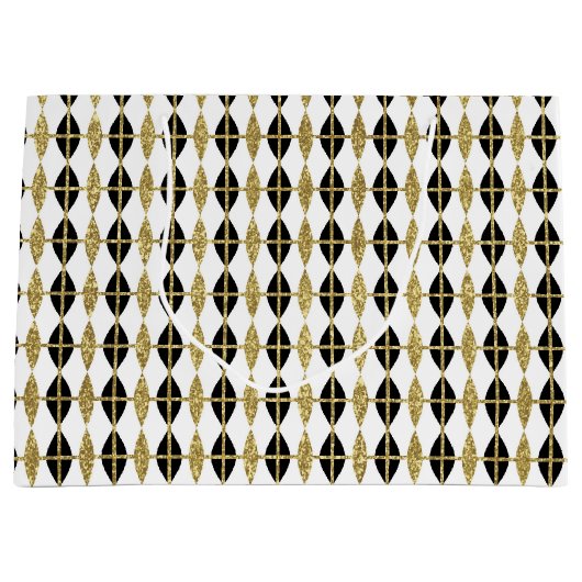 diamanten en goudraster groot cadeauzakje (Voorkant)