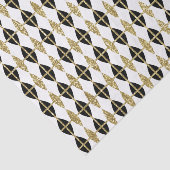 diamanten en goudraster tissuepapier (Detail)