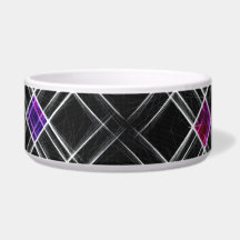 Diamanten en kruisen Keramische Pet Bowl