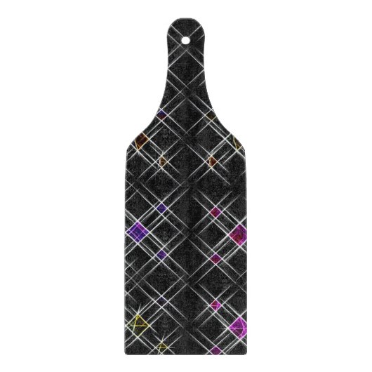 Diamanten en Kruisen Snijplank (Voorkant)