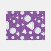 Diamanten en parelmolen fleece deken (Voorkant (Horizontaal))