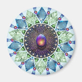 Diamanten en parels 1 magneet (Voorkant)