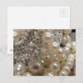 diamanten en parels briefkaart (Voorkant / Achterkant)