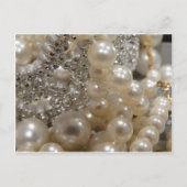 diamanten en parels briefkaart (Voorkant)