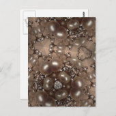 Diamanten en parels briefkaart (Voorkant / Achterkant)