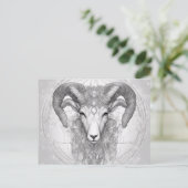 Diamanten en Ram in april Briefkaart (Staand voorkant)