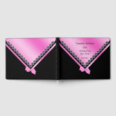 diamanten en roze boog 50e verjaardag gastenboek (Volledig)