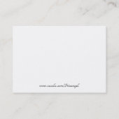 Diamanten en satijn-visitekaartjes visitekaartje (Achterkant)