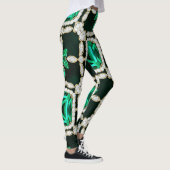 Diamanten en smaragd leggings 2 (Rechts)