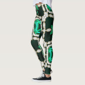 Diamanten en smaragd leggings 2 (Links)