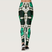 Diamanten en smaragd leggings 2 (Achterkant)