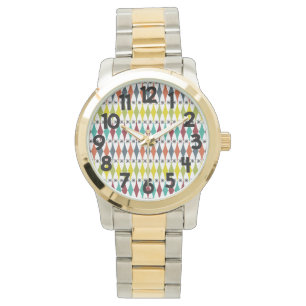 Diamanten en Starbursts Horloge