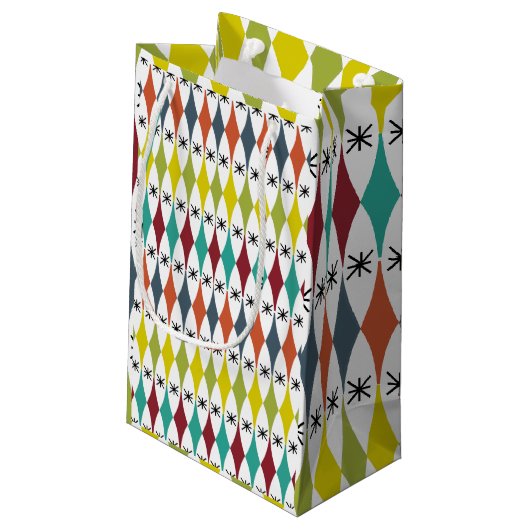 Diamanten en Starbursts Klein Cadeauzakje (Achterkant Gekanteld)