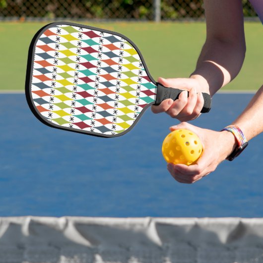 Diamanten en Starbursts Pickleball Paddle (Insitu)
