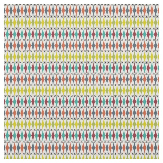 Diamanten en Starbursts Stof (Swatch)