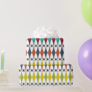 Diamanten en sterrenexplosies  cadeaupapier
