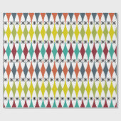 Diamanten en sterrenexplosies  cadeaupapier (Vlak)