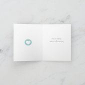 Diamanten en Turquoise WOW MOM Moederdag Kaart (Binnen)