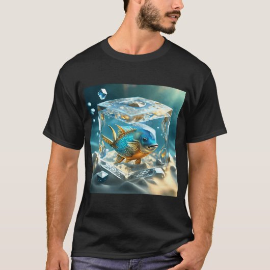 Diamanten FishBlock T-shirt (Voorkant)