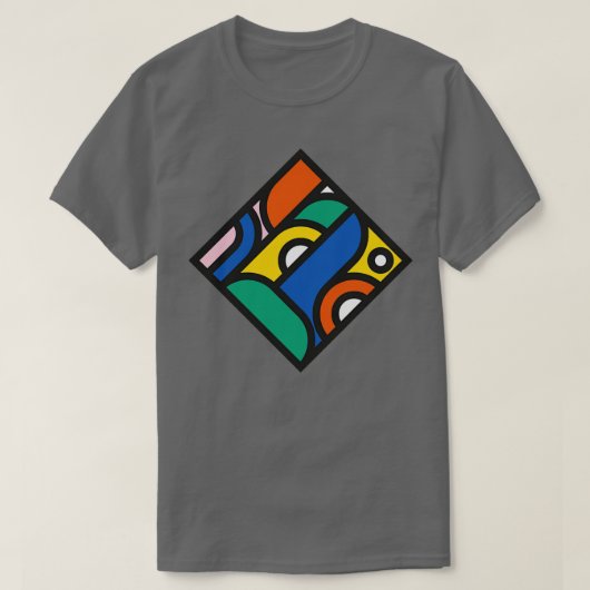 Diamanten geometrisch spelen d t-shirt (Design voorkant)