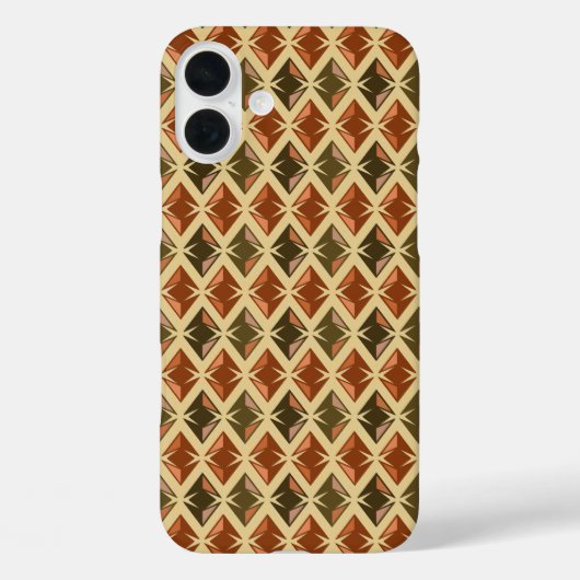 DIAMANTEN Geometrische rode Pareltjes Case-Mate iPhone Case (Achterkant)
