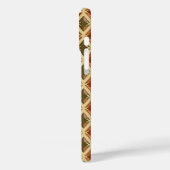 DIAMANTEN Geometrische rode Pareltjes Case-Mate iPhone Case (Achterkant / Links)