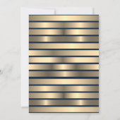 Diamanten Gouden Afstudeerhoed Blauw Gestreepte Af Kaart (Achterkant)