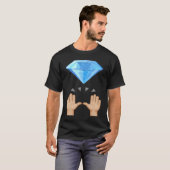 Diamanten handen 2 t-shirt (Voorkant volledig)