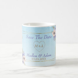 Diamanten harten en gouden Lijst Koffiemok