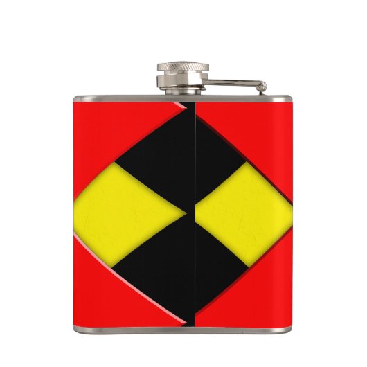 diamanten heupfles (Achterkant)