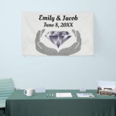 Diamanten Huwelijk Spandoek (Beurs)