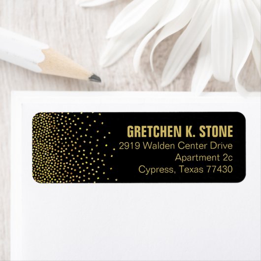 Diamanten in de lucht Adres | zwart Etiket (Insitu)