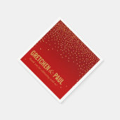 Diamanten in de lucht Cocktail Party | Rood Servet (Hoek)