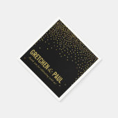 Diamanten in de lucht Cocktail Party | zwart Servet (Hoek)