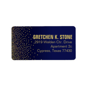 Diamanten in de lucht Mailing   marine Etiket