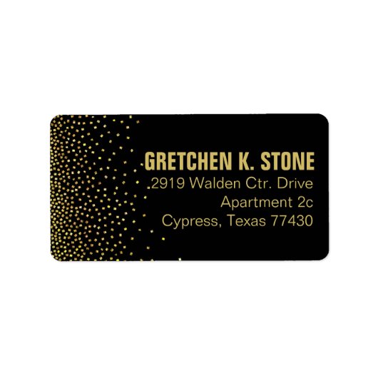 Diamanten in de lucht Mailing | zwart Etiket (Voorkant)