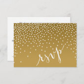 Diamanten in de Sky RSVP-respons | zand RSVP Kaartje (Voorkant / Achterkant)