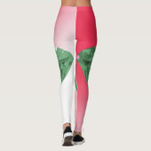 Diamanten in Pere Kerstmis Leggings (Achterkant)