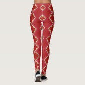 Diamanten in Roest Leggings (Achterkant)