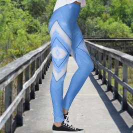 Diamanten in Sky Tie Dye Leggings