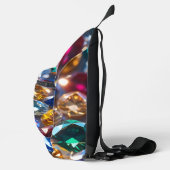 Diamanten in vele kleuren sling bag (Rechts)