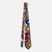 Diamanten in vele kleuren stropdas (Achterkant)